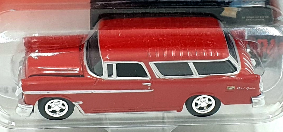 Johnny Lightning 1/64 Scale 366-04 - 1955 Chevrolet Nomad - Red