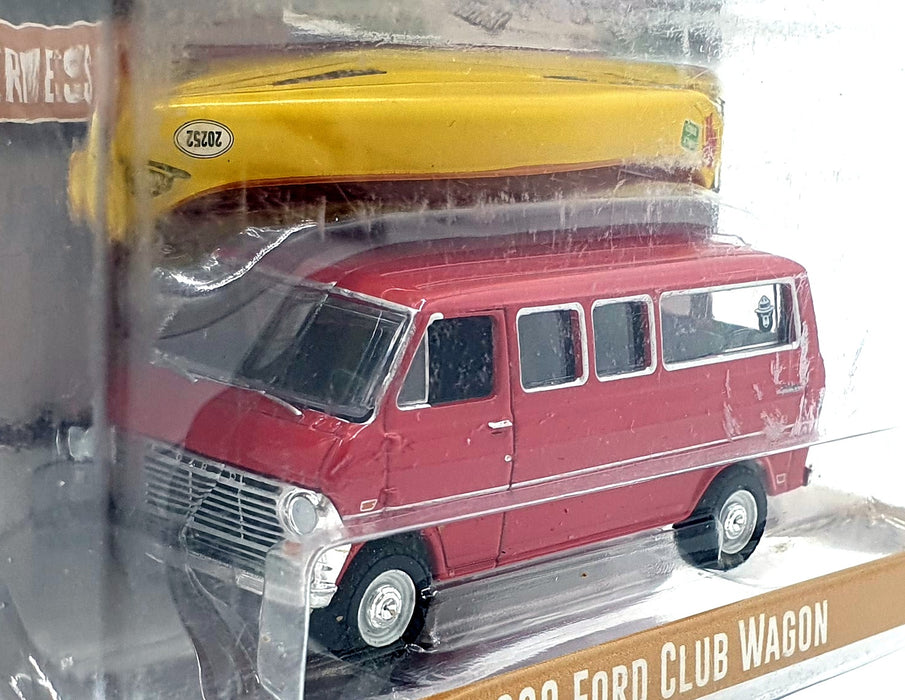 Greenlight 1/64 Scale 38020-D - 1969 Ford Club Wagon - Smokey Bear