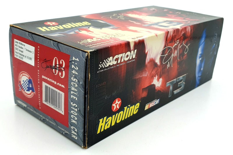 Action 1/24 Scale 104260 2003 Dodge Intrepid #42 Havoline Terminator 3 McMurray