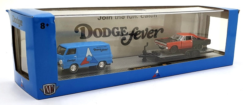 Castline M2 Machines 1/64 Scale D R63 '67 Dodge A100 & '69 Plymouth Road Runner