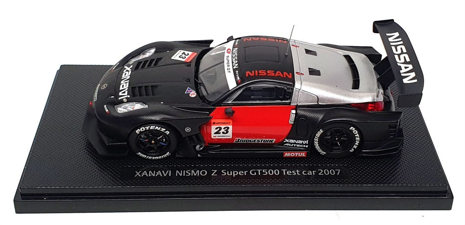 Ebbro 1/43 Scale 910 - Xanavi Nismo Z Super GT500 Test Car #23 2007 - Black