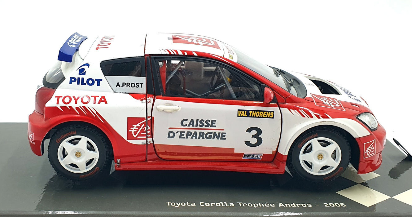 Solido 1/18 Scale Diecast 83501 - Toyota corolla Trophee Andros 2006 #3