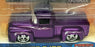 Jada1/64 Scale Model Car 12002 - 1956 Ford F100 - Met. Purple