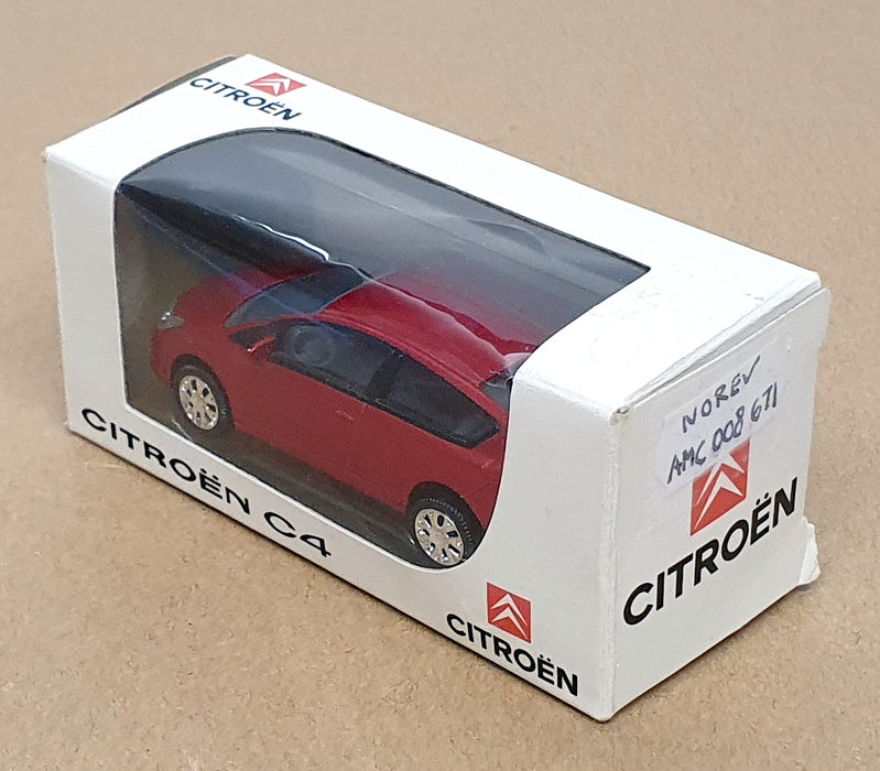 Norev 1/64 Scale Diecast AMC 008 671 - Citroen C4 - Met. Red
