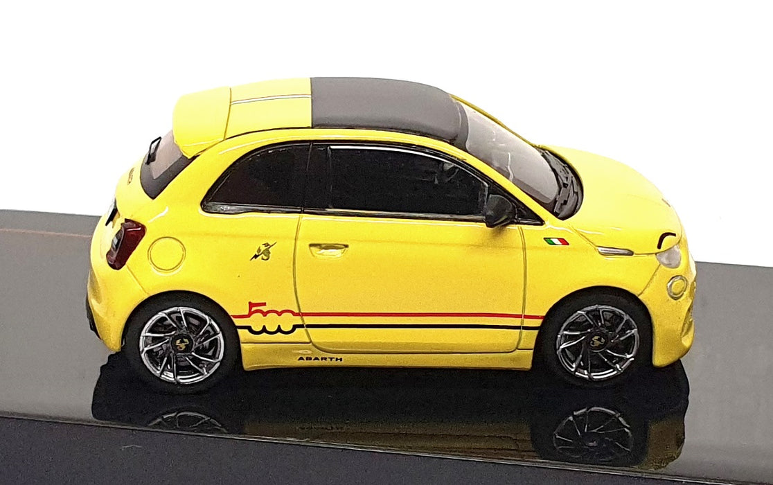 Ixo Models 1/43 Scale Diecast MOC346.22 - 2024 Fiat Abarth 500e - Yellow