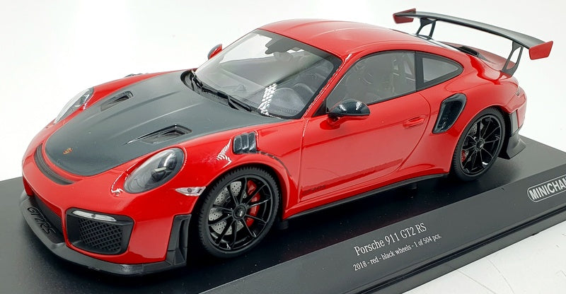 Minichamps 1/18 Scale 155 068307 - Porsche 911 GT2 RS 2018 - Red