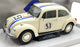 Solido 1/18 Scale Diecast S1800505 - VW Beetle Race #53 Herbie - White