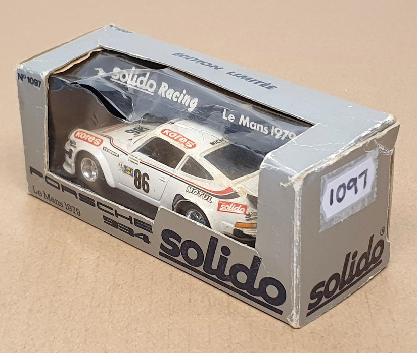 Solido 1/43 Scale Diecast 1097 - Porsche 934 #86 Le Mans 1979