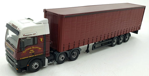 Corgi 1/50 Scale CC13402 - ERF ECT Curtainside Truck Torridge Ltd - Maroon