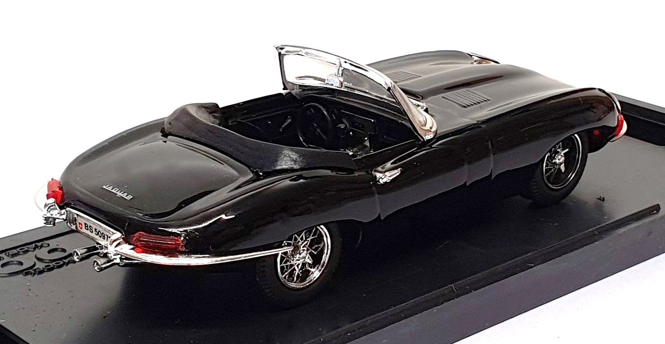 Box Model 1/43 Scale Diecast 8460 - Jaguar E Spyder - Black