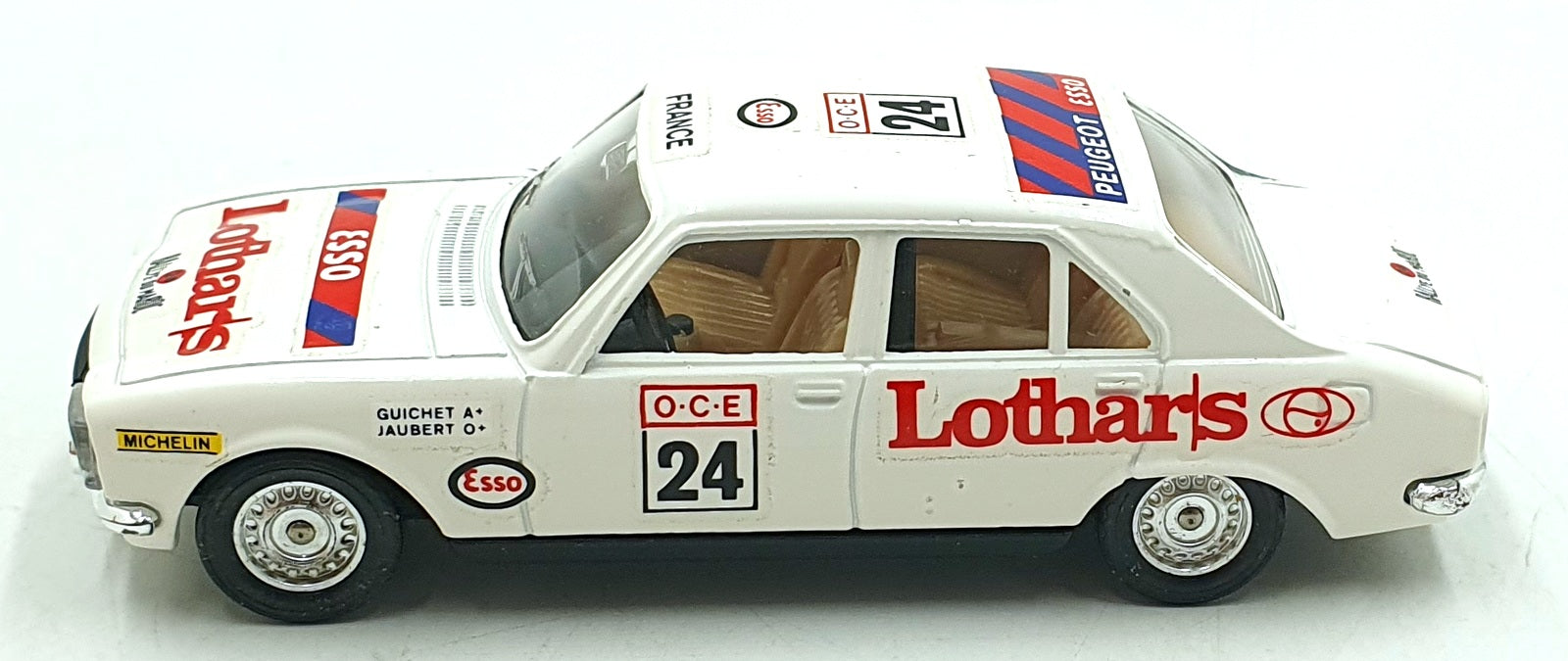 Solido 1/43 Scale 200326 - GAM 2 Peugeot 504 Rallye #24