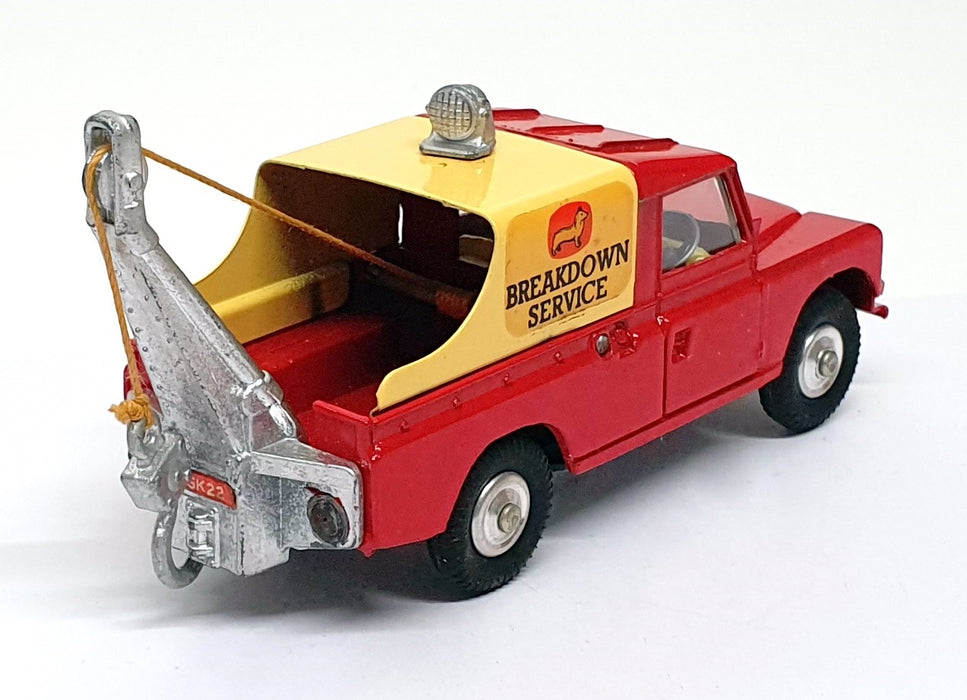Corgi Toys Original Diecast 417S - Land Rover Breakdown Truck - Red/Yellow