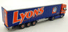 Universal Hobbies 1/50 Scale Diecast 5610 - Scania Lyons Truck - Orange/Blue