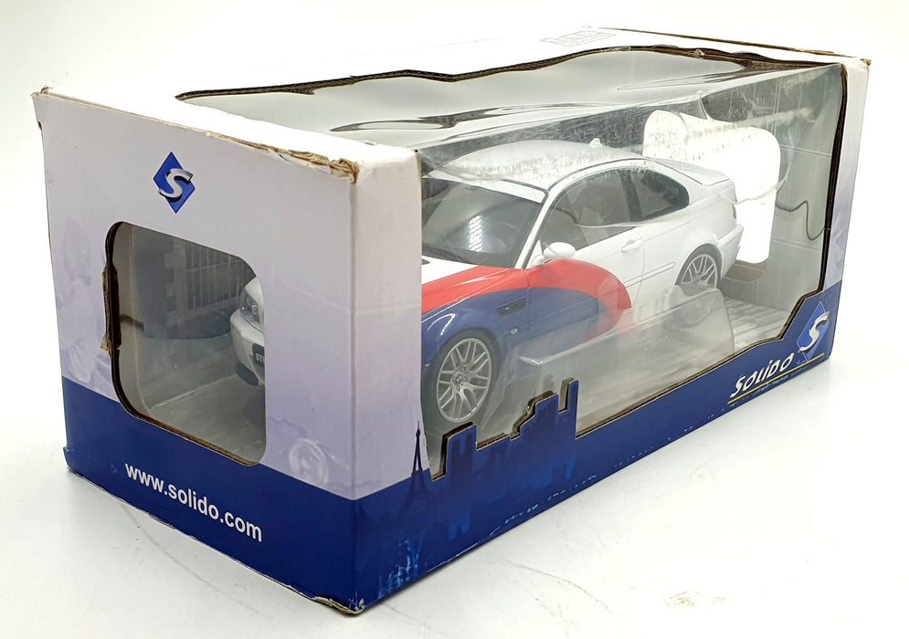 Solido 1/18 Scale S1806505 BMW E46 M3 2000 - Streetfighter White