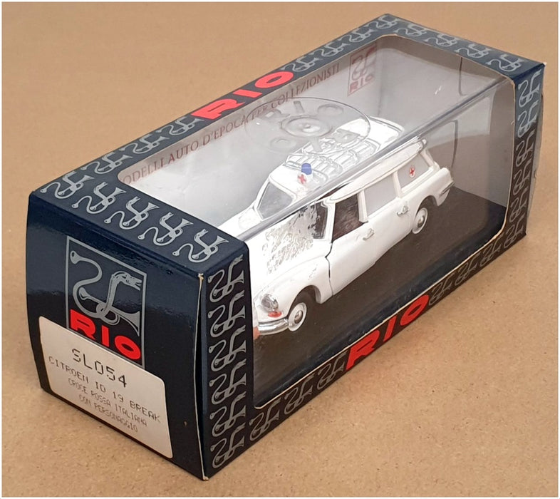 Rio Models 1/43 Scale SL054 - Citroen ID19 Groce Rossa Ambulance - White