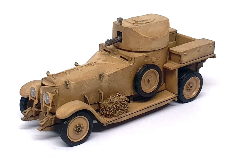 Top Marques 1/43 Scale MV2 - 1920 Rolls Royce Armoured Car - Sand