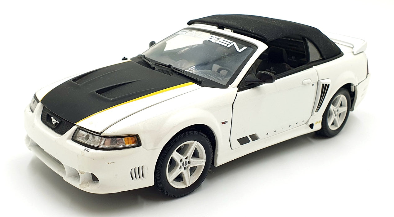 Ertl 1/18 Scale Diecast DC16126E - 2004 Saleen Mustang SA-20 - White/Black