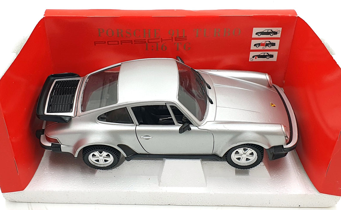 Polistil 1/16 Scale Diecast 016779 - Porsche 911 Turbo - Silver