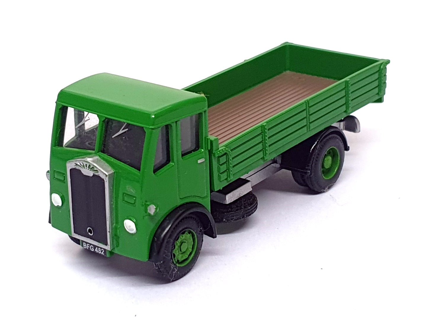 Base Toys 1/76 Scale Diecast AS-01 - Albion Dropside Lorry - Green