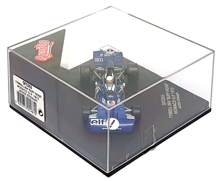 Quartzo 1/43 Scale QFC055 F1 Tyrrell 004 Buff Nose 1st Monaco GP 1972 J. Stewart