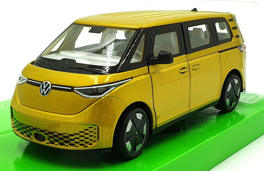 Welly NEX 1/27 Scale Diecast 24119W-M.YL  - VW ID Buzz - Met. Gold