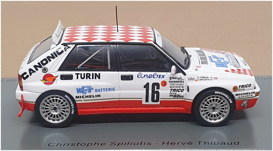 Spark 1/43 Scale S9026 - Lancia Delta EVO Winner Grp N Rally Monte Carlo 1993