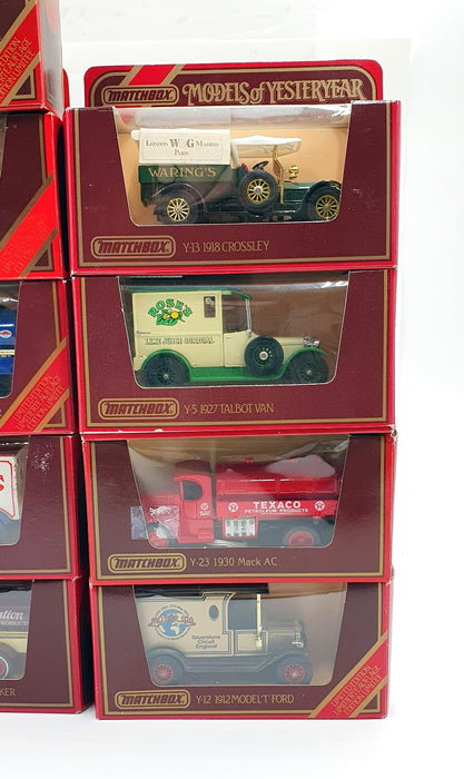 Matchbox Models Of Yesteryear MBSET13B - Collection Of 13 Assorted Vans