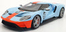 Maisto 1/18 Scale Diecast 38134 - 2017 Ford GT - Gulf Blue