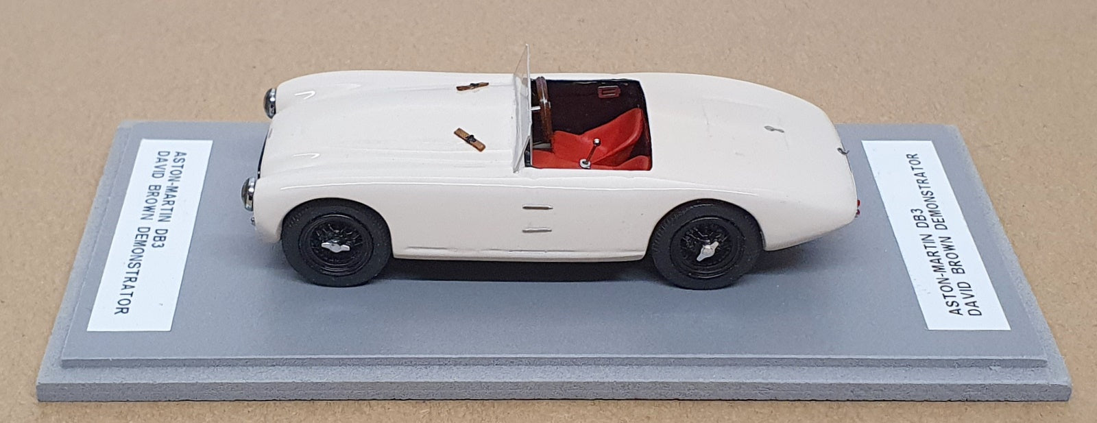 Unknown Brand ? 1/43 Scale UB80C - Aston Martin DB3 Demonstrator - Lt. Beige