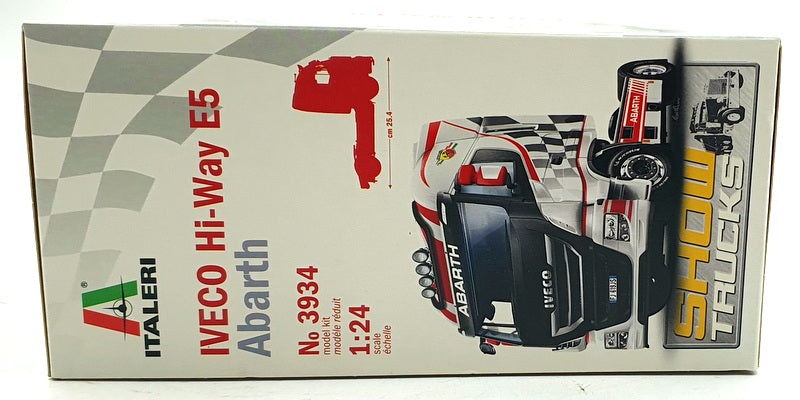 Italeri 1/24 Scale Unassembled Kit 3934 - Iveco Hi-Way E5 Abarth Truck - White