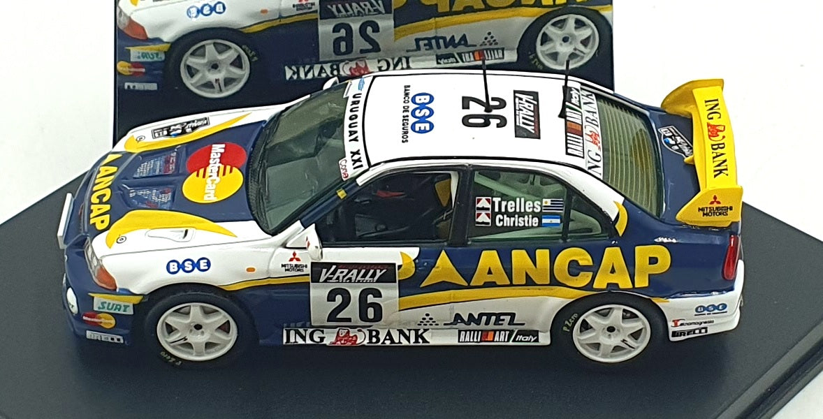 Skid 1/43 Scale SKM105 - Mitsubishi Lancer EVO. VI Gr.N #26 Tour De Corse 1999