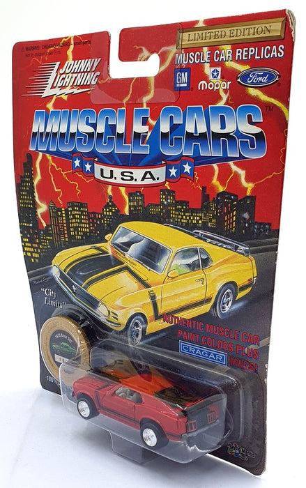 Johnny Lightning 1/64 Scale 200-170 - Muscle Cars 1970 Mustang Boss 302 - Red