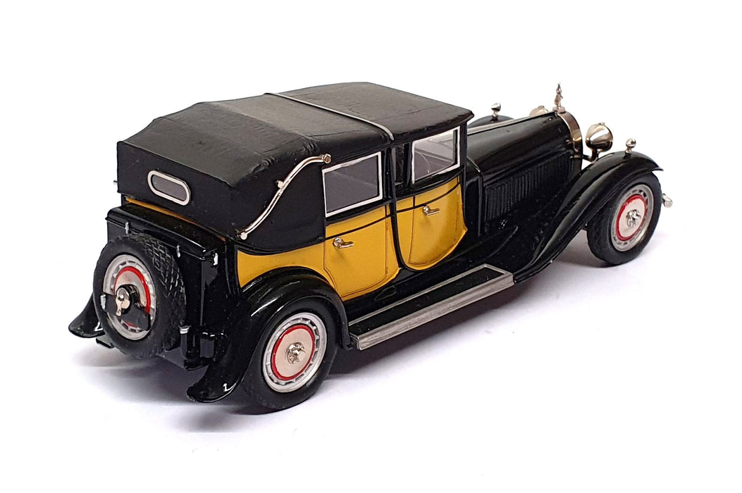 Minimarque 43 1/43 Scale UK9A - 1931 Bugatti Type 41 Royale RHD - Black/Yellow