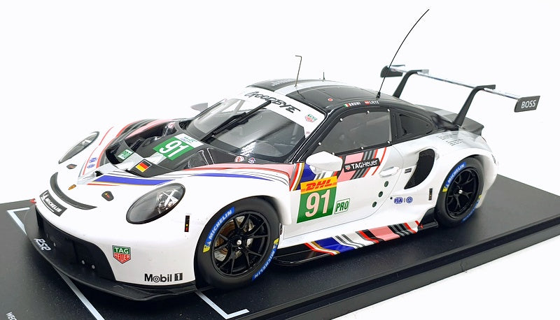 Model Car Ixo 1/18 Porsche 911 RSR Bruni-Lietz-Makowiecki #91 Le Mans