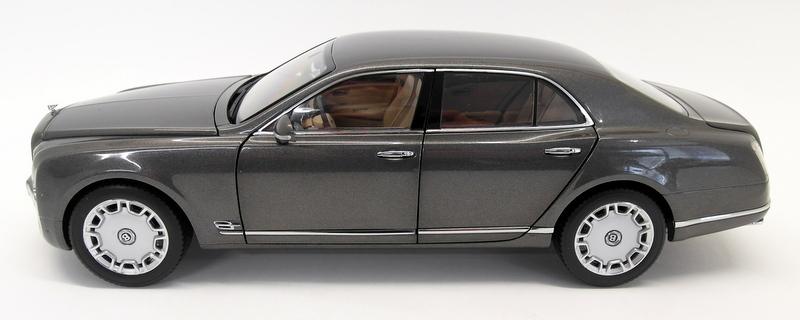 Minichamps 1/18 Scale Diecast NVBL843 - Bentley Mulsanne 2010 Metallic Grey