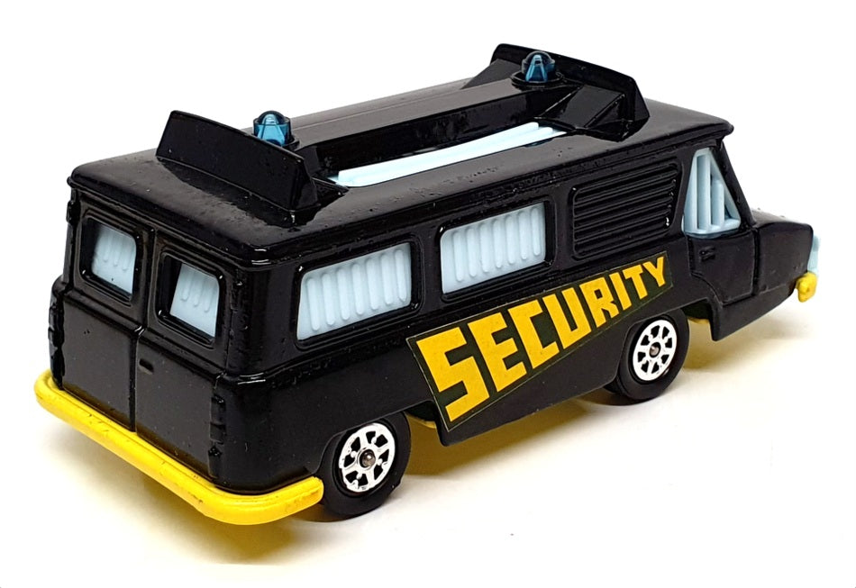 Corgi 10cm Long Diecast 424 - Security Van (Camion Blinds) - Black/Yellow