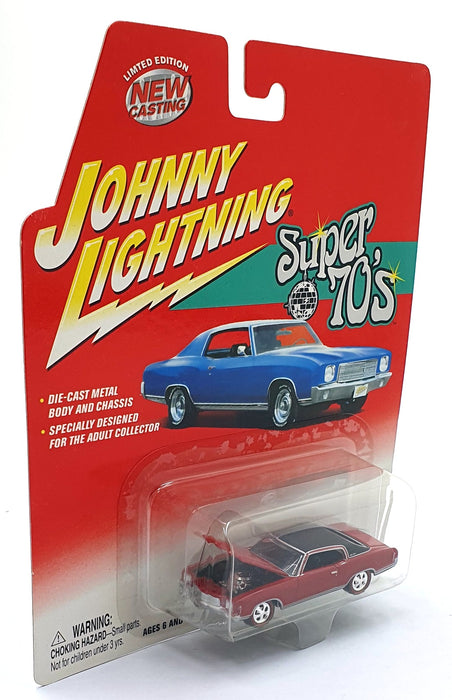 Johnny Lightning 1/64 Scale 459-01 - Super 70s 1971 Chevrolet Monte Carlo - Red