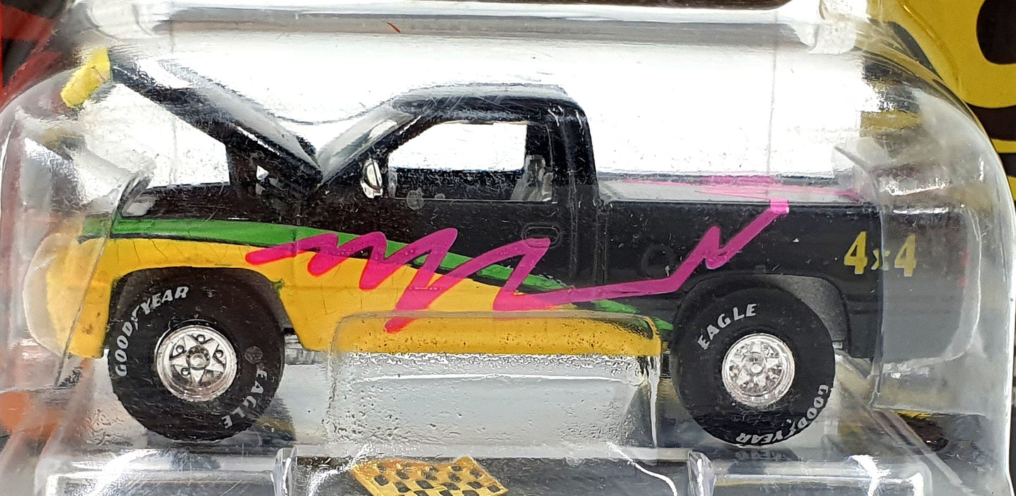 Racing Champions 1/61 Scale 08107 - 1996 Dodge RAM Truck - Black/Yellow