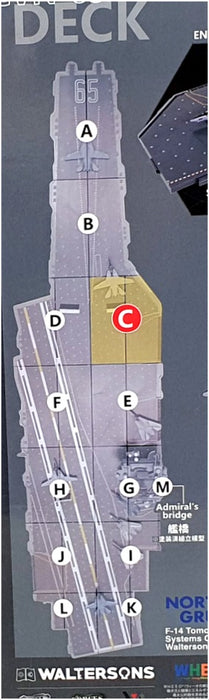 Forces Of Valor 1/200 WJ-831103 - Section C Deck + F-14 VF-2 "Bounty Hunters"