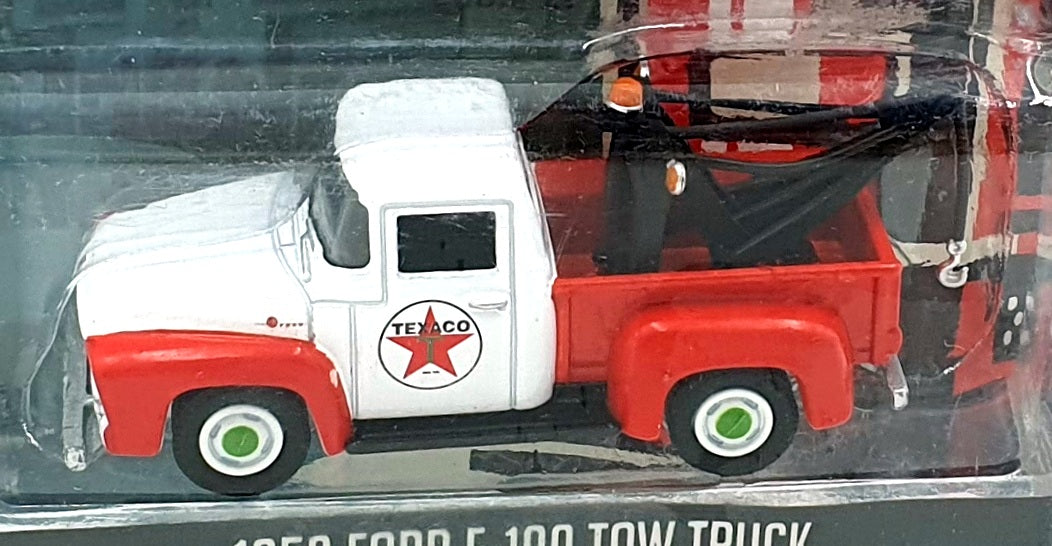 Greenlight 1/64 Scale 41120-B - 1956 Forf F-100 Toe Truck - Red/White
