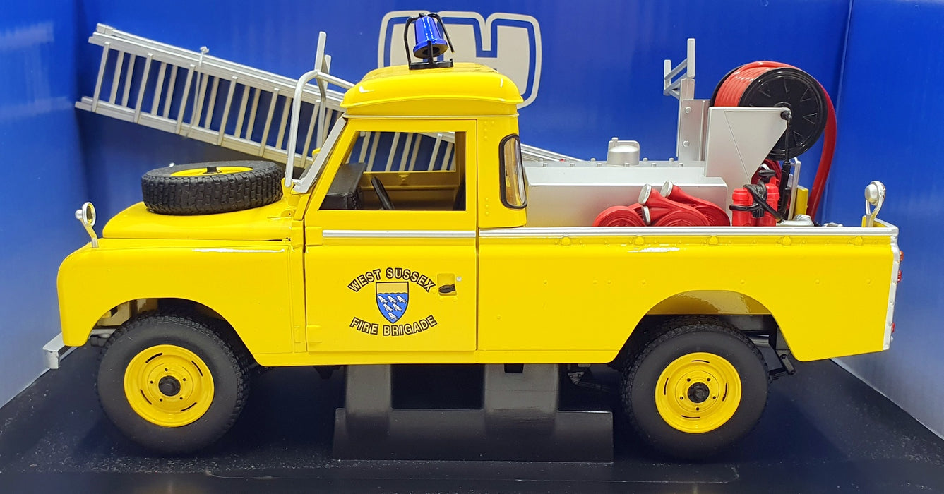 Universal Hobbies 1/18 Scale Diecast 0860 Land Rover Series 2 West Sussex Fire