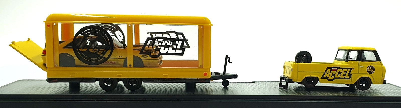 Castline M2 Machines 1/64 Scale R52 1964 Ford Econoline & 1988 Mustang GT Yellow