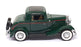 Sunnyside 17.5cm Long Diecast SS32G - 1932 Ford 3 Window Coupe - Green