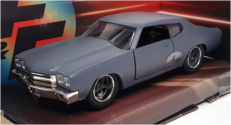 Miniature 1/43 Chevrolet Chevelle SS gris mat Fast And Furious Greenlight miniasec - Collection Miniature 1/43 Chevrolet Chevelle SS gris mat Fast And Furious Greenlight miniasec - Collection