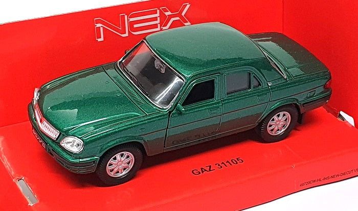 Welly 1/36-39 Scale Diecast 860670 - Gaz Volga 31105 - Met. Green