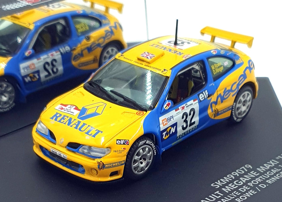 Skid 1/43 Scale SKM99079 - Renault Megane Maxi "UK" #32 Portugal Tap Rally 1999
