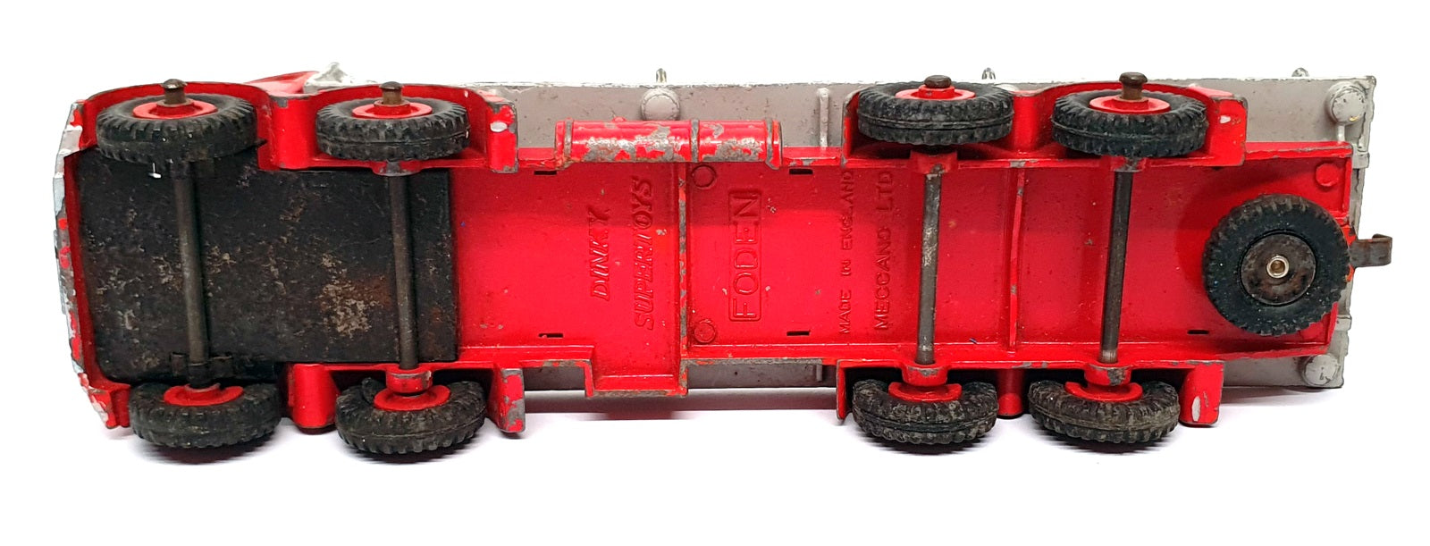 Dinky Supertoys 30526A - Foden Flatbed Lorry With Chains - Red/Grey