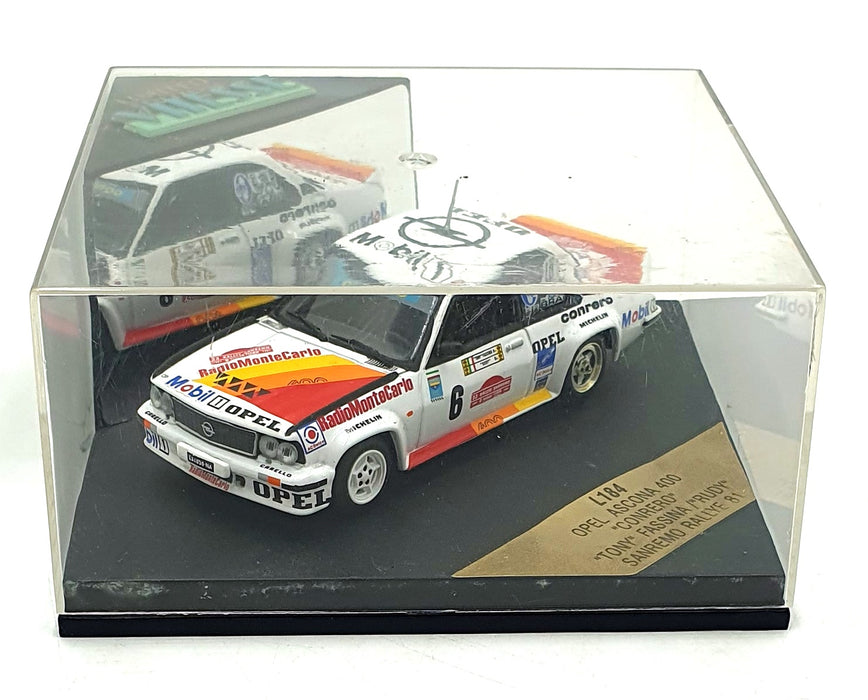 Vitesse 1/43 Scale L184 - Opel Ascona 400 "Conrero" #6 Sanremo Rally 1981
