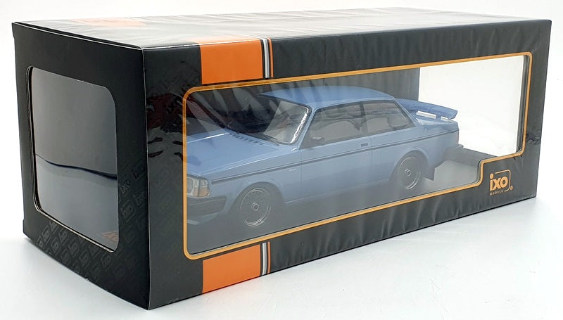 Ixo 1/18 Scale 18CMC090 - 1985 Volvo 240 Turbo Custom - Blue