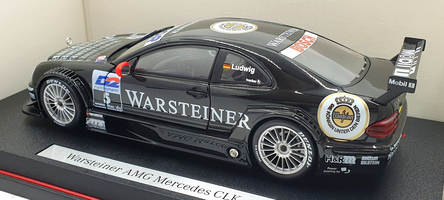 Maisto 1/18 Scale Diecast B6 696 2109 Mercedes-Benz CLK AMG Warsteiner Ludwig #5